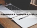 肥城教程网站建设需要（网站建设需要什么技术）